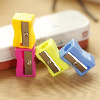 Small Square Pencil Sharpener, Plastic Pencil Sharpener, Sha