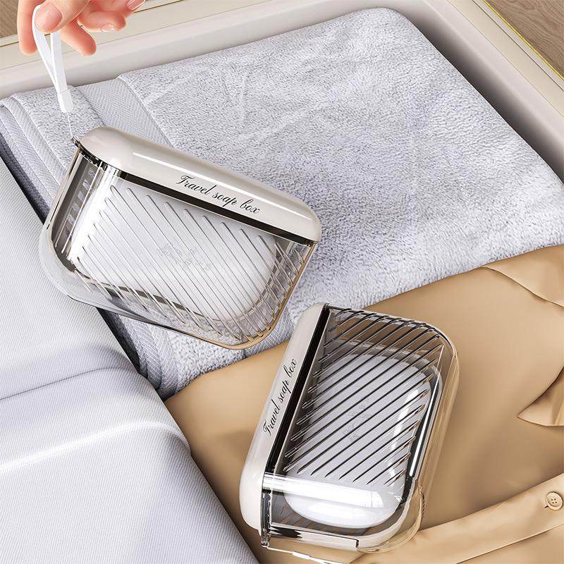Luxury Lightweight Travel Soap Case for Bathroom Use, Portab