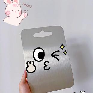 German stainless steel large cutting board, anti-bacterial a