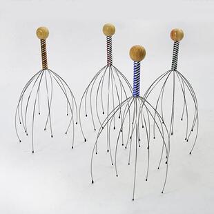 Octopus Head Massager with Steel Wires - Scalp Massager for