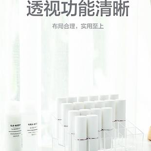 Clear Lipstick Cosmetics Storage Box Desktop Organizer Makeu
