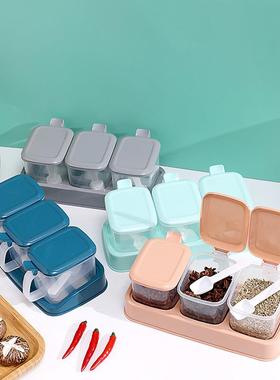 Kitchen Seasoning Condiment Box with Independent Compartment