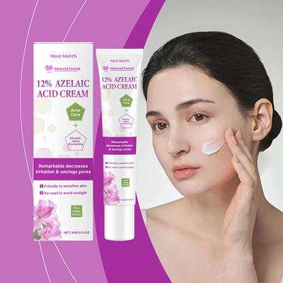 WEST MONTH Azelaic Acid Cream - Daily Gentle Cleansing and C