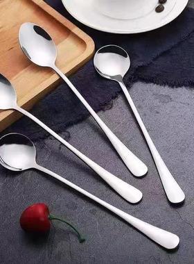 Thickened Stainless Steel Spoons, Home-use Soup Spoons, Roun
