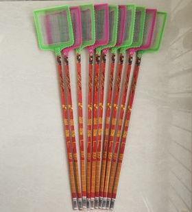 Extended-handle wire fly swatter for flies and mosquitoes, l