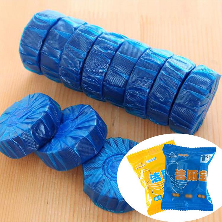 Blue Bubble Toilet Cleaner - Powerful Odor-Removing Automati