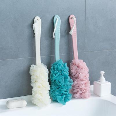 Long-handled bath brush, bath flower brush, shower ball, adu