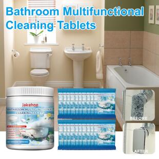 Jakehoe Bathroom Cleaning Tablets - Effective for Removing O