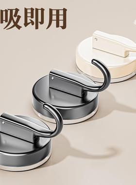 Suction cup hooks, no drilling required, strong load-bearing