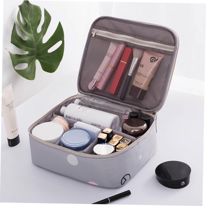 Women Professional Suitcase Makeup Box Make Up Cosmetic Bag