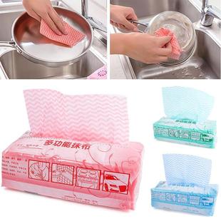 pack Kitchen Washing Cloth Dish Towels 80pcs Dishc Removable