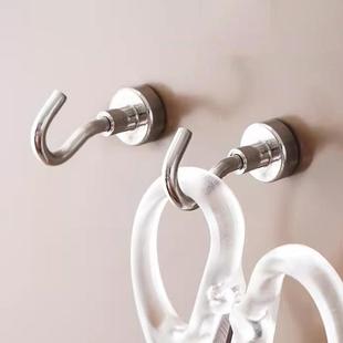 Magnetic Hooks with Strong Attraction, No-Drill Metal Magnet