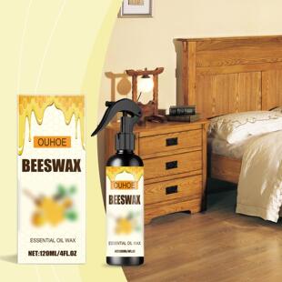 OUHOE Furniture Beeswax Spray - Cleans, Enhances Shine, Gent