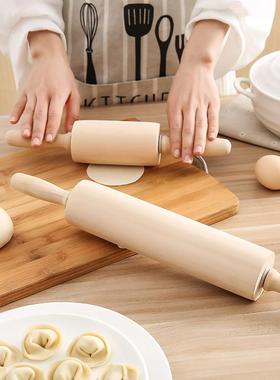 Multifunctional Beechwood Rolling Pin for Home Use, Solid Wo