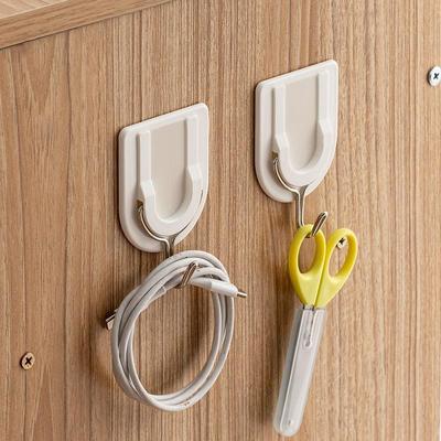 Minimalist Creative U-Shaped Home Plastic Wall-Mounted Hooks