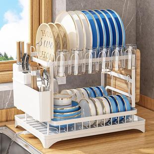Kitchen Storage Rack for Dishes and Plates, Sink Drying Rack