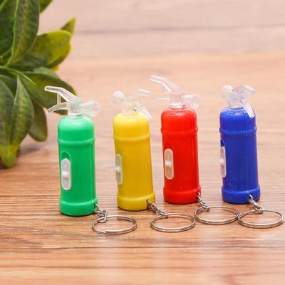 Creative Flashing Fire Extinguisher Keychain Pendant Chain L