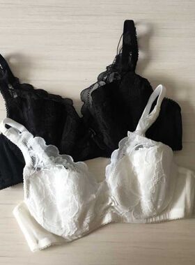 姿篇文胸薄款Z17蕾丝性感白黑色软钢圈轻薄立体聚拢上托内衣胸罩