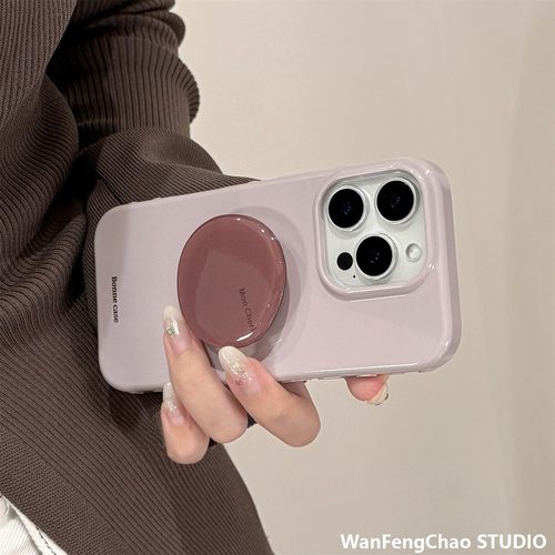 紫晶石支架苹果16手机壳ip