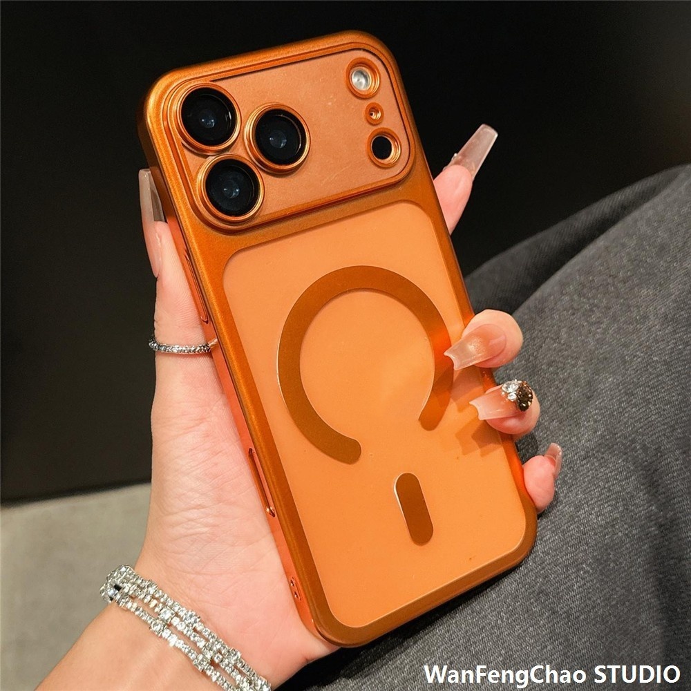 哑光电镀磁吸适用17磨砂手