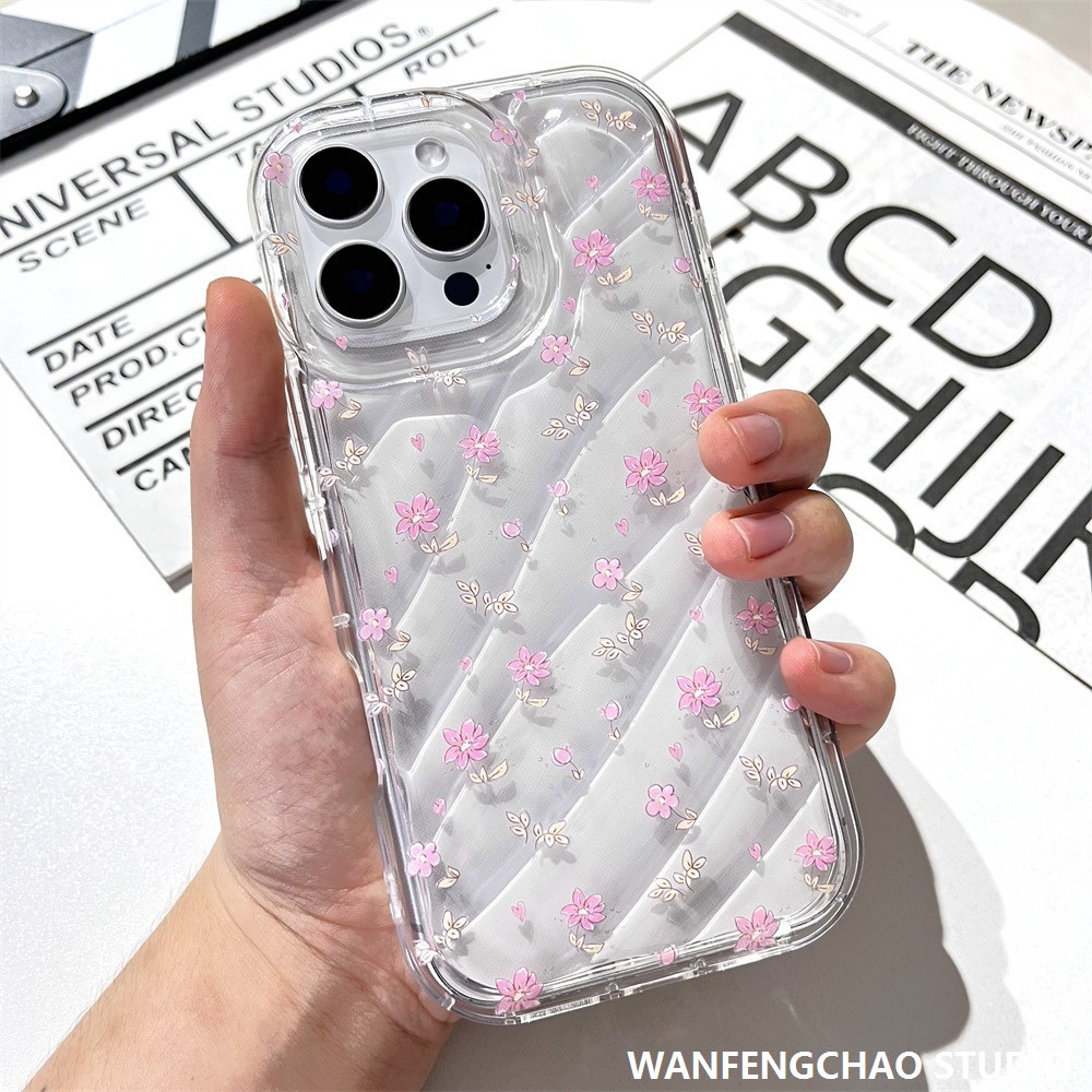 小清新碎花iphone14promax苹果手机壳13软11适用16春夏新品15透明