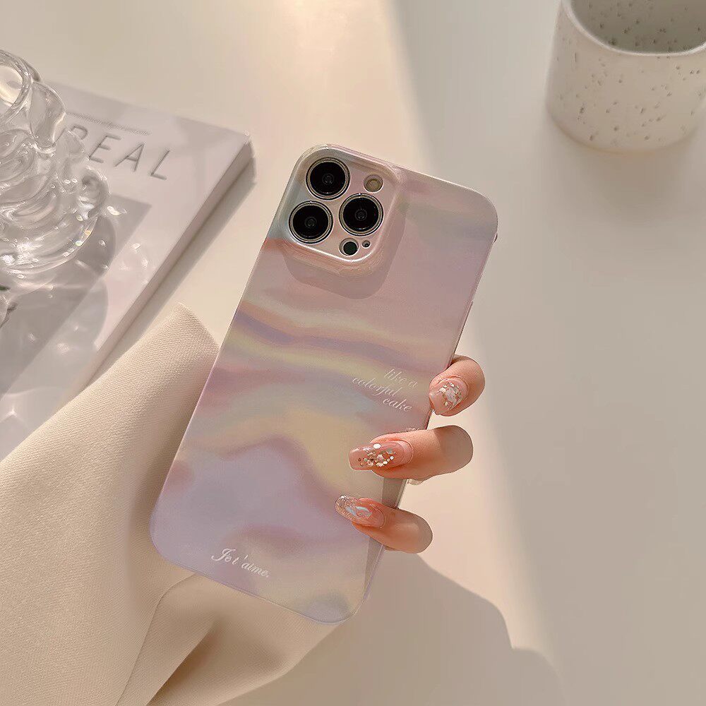 APPLE 15PRO 휴대폰 케이스 14 고급 13 틈새 12에 적합한 필름 케이스 IPHONE16 SUNSET SUNSET INS