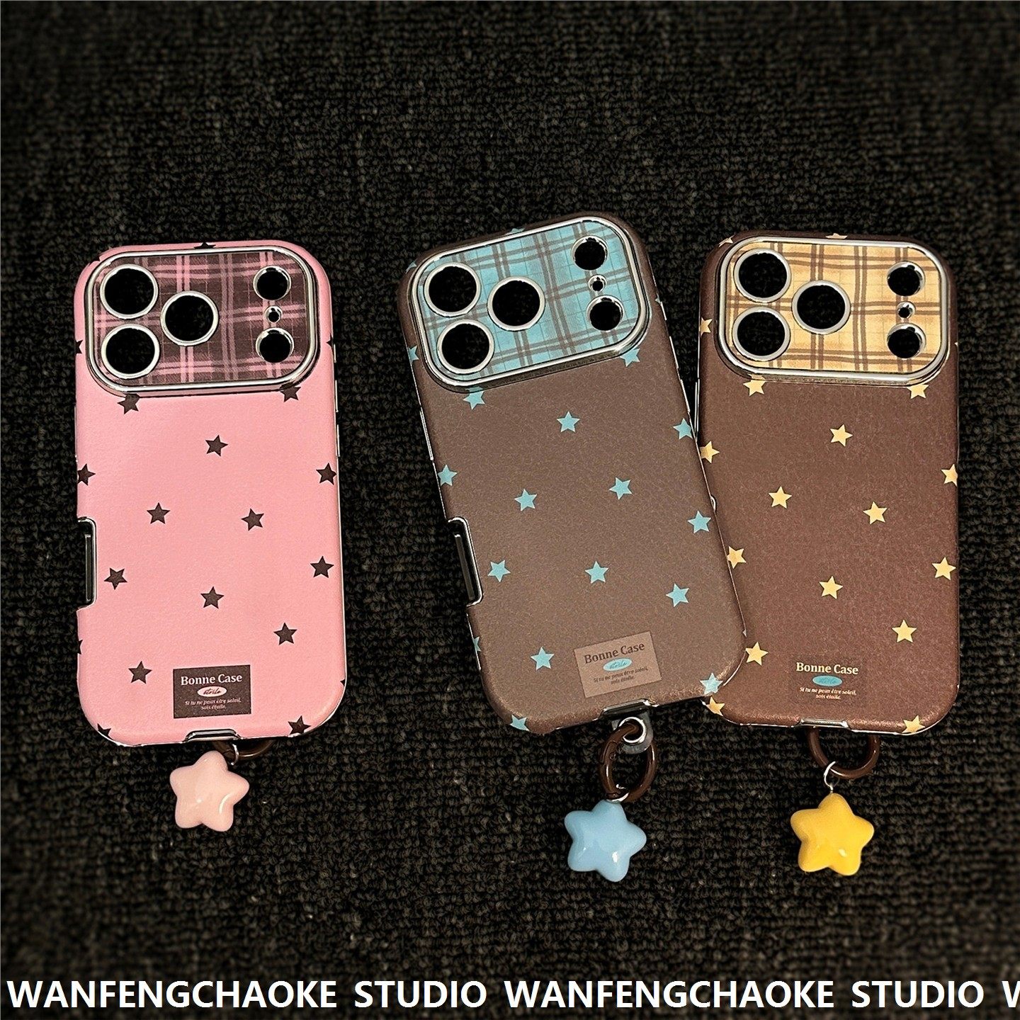 皮质复古星星挂件适用16苹果17promax手机包iphone15全包13防摔11,运动包/户外包/配件,钱包,淘宝优惠券,粉丝福利购,淘宝优惠卷