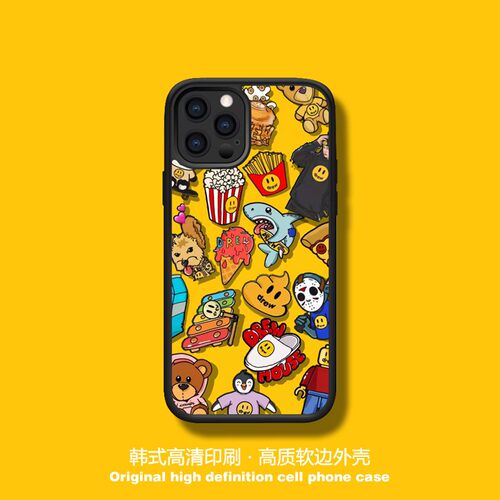 适用iPhone17ProMax苹果16网红华为P50Pro卡通全包软边678P手机包