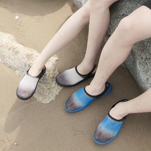 涉水鞋 户外凉鞋 速干溯溪鞋 亲子凉拖外穿沙滩鞋 男防滑包头拖鞋 男士