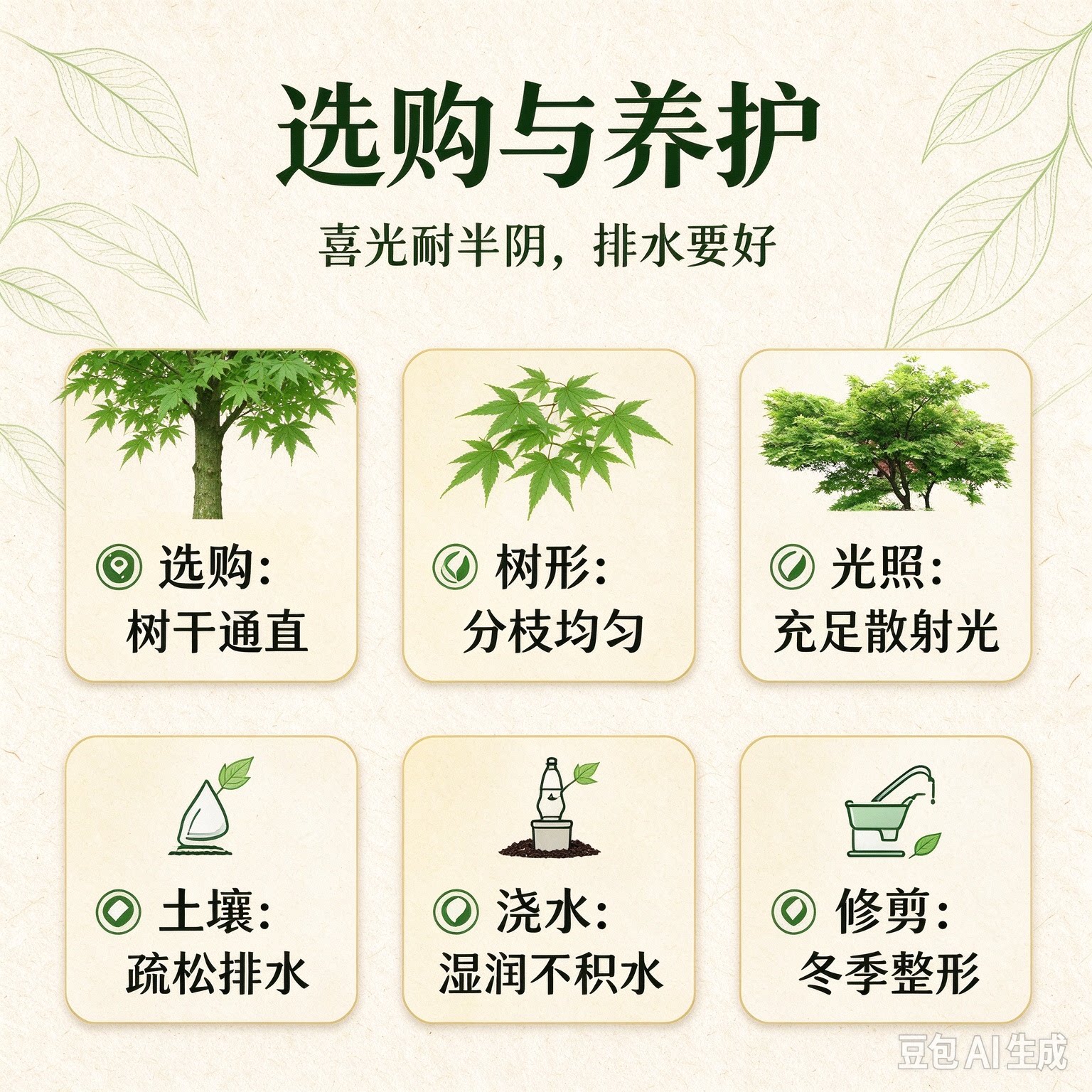 鸡爪槭青枫苗四季好养庭院