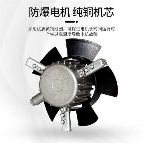 新款防爆变频调速电机专用冷却通风机380V散热风扇BG71A-包邮