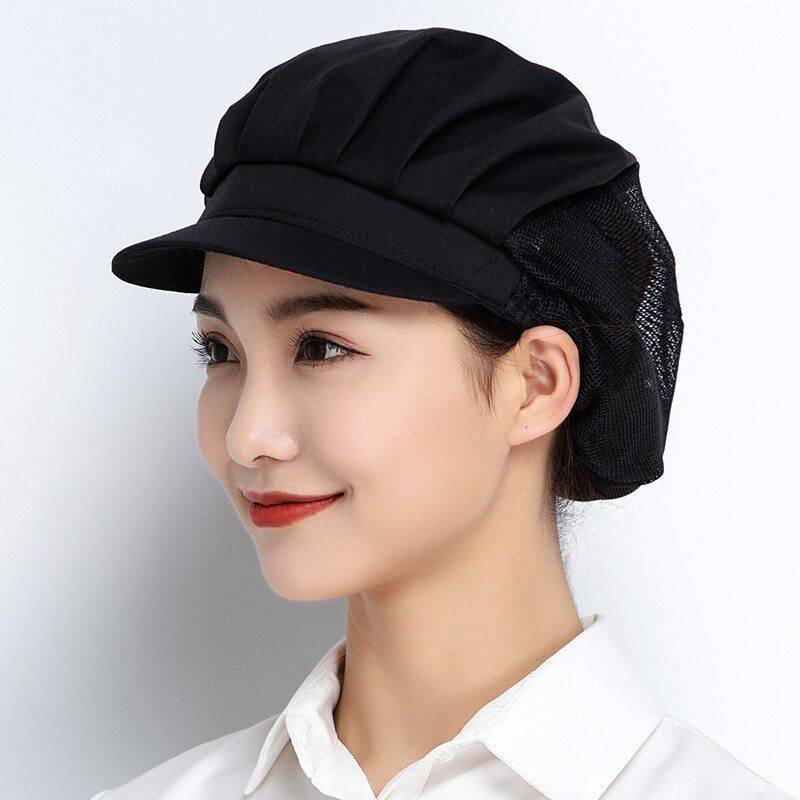 女士厨房帽炒菜帽子防油烟款帽子做饭女式厨师专用工作防掉发头巾
