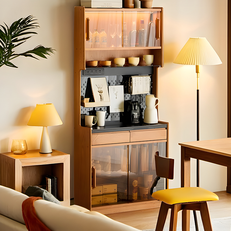 玄素家居北欧储物柜樱桃木餐边柜