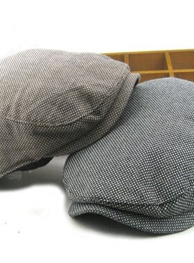 休闲风棉质贝雷帽