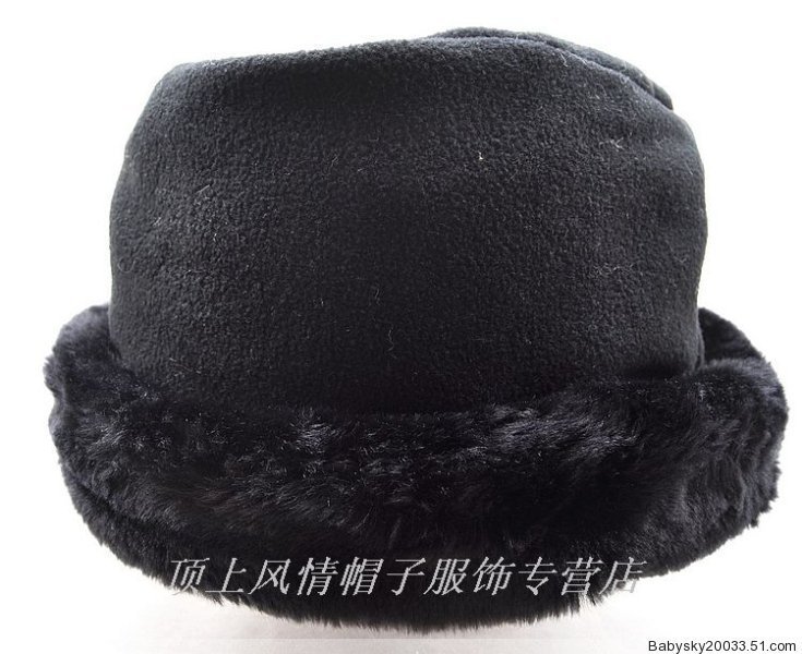 女士帽子秋冬季包头冬帽温暖套头帽舒适仿皮草时尚抓绒东北毛毛帽