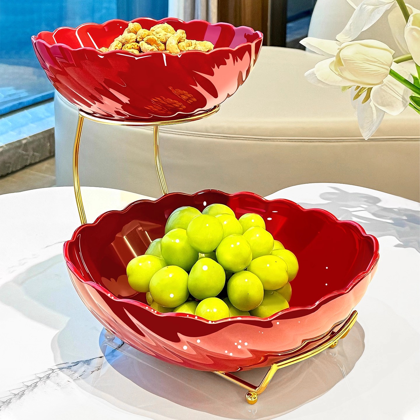 bsd家用客厅高档零食水果摆放盘