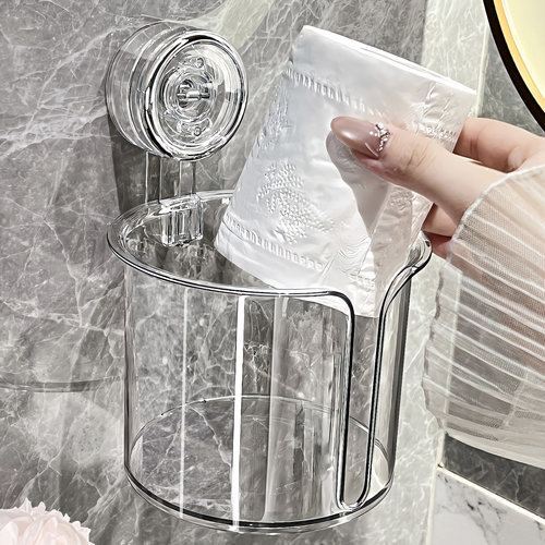 BSD吸盘纸巾盒卫生间壁挂式