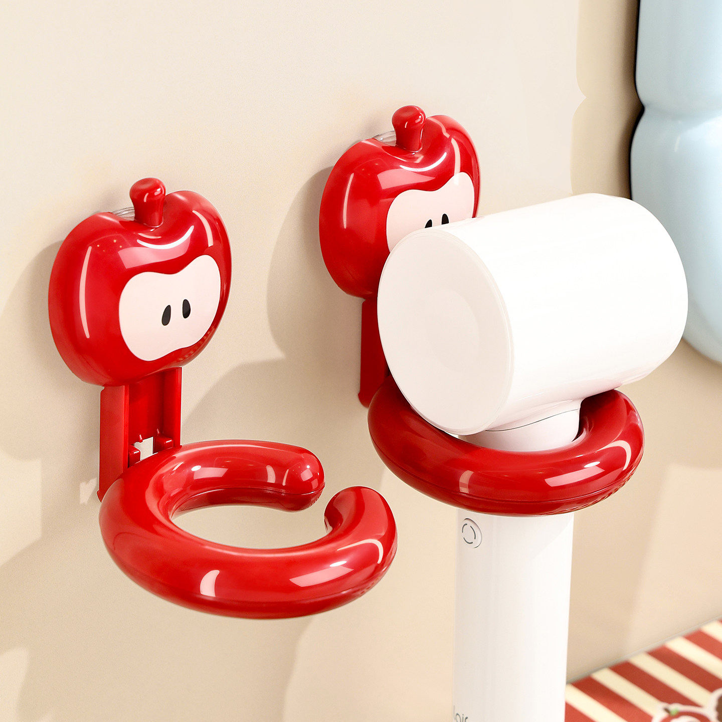 吸盘吹风机支架家用卫生间可爱风筒支架浴室壁挂式戴森电吹风挂架,家庭/个人清洁工具,吹风机置物架,淘宝优惠券,粉丝福利购,淘宝优惠卷