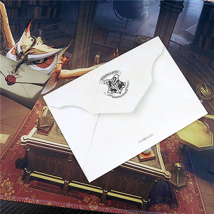 正版哈利波特周边入学信霍格沃兹录取通知书道具魔法学院信封信纸