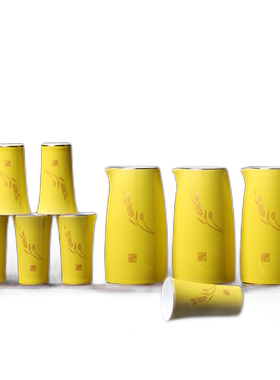 陶白酒杯二两分仿古中式烈