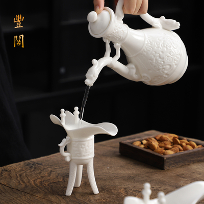 帝王爵杯陶瓷中式白酒杯