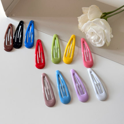 泫雅风彩色bb夹 ins可爱少女发饰发卡林小宅同款头饰边夹碎发夹子