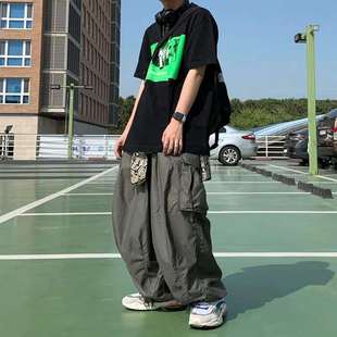 圆领短袖 绿色人像印花清仓夏季 百搭宽松T恤 C.E cavempt