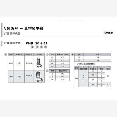 全新全新原装 真空发生器VMD05601 VMD07601 VMD10601现货