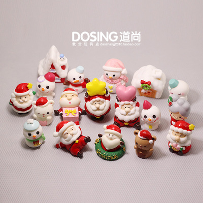 圣诞节小号圣诞老人雪人