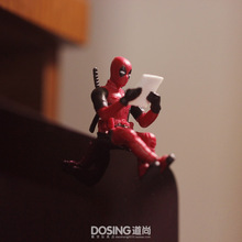 微瑕正版散货 正品 死侍 坐姿 汽车 车载车内 人偶手办模型摆件