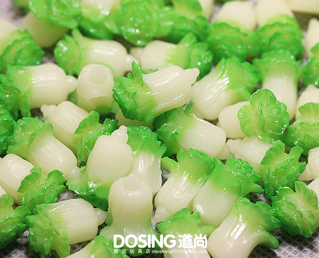 迷你版小号蔬菜小白菜树脂