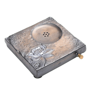 家用干泡小号茶盘一壶一杯简约茶台禅意迷你陶瓷茶托盘壶承储水式