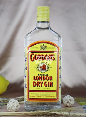 英国原装进口GORDON\'S GIN哥顿伦敦干味金酒 毡酒歌顿40度杜松子