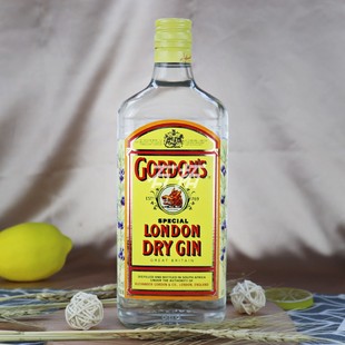 GIN哥顿伦敦干味金酒 毡酒歌顿40度杜松子 进口GORDON 英国原装
